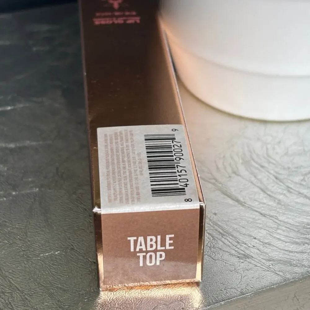Jeffree Star The Gloss Table Top Golden Brown Tan High Shine Lip Gloss NIB